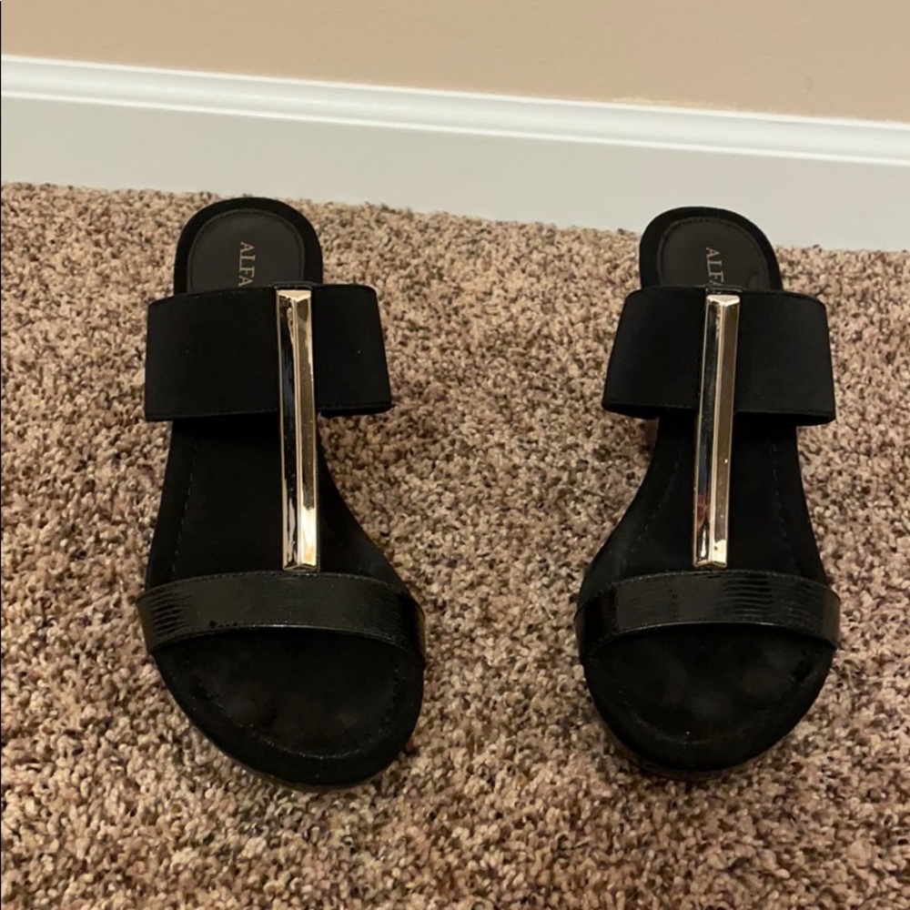 Alfani Black Wedges